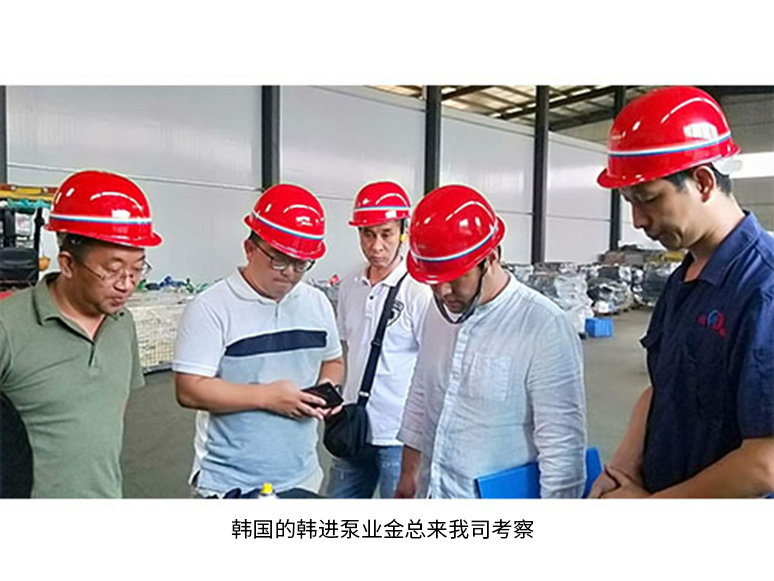 韓國的韓進泵業金總來我司考察 韓國的韓進泵業金總來我司考察